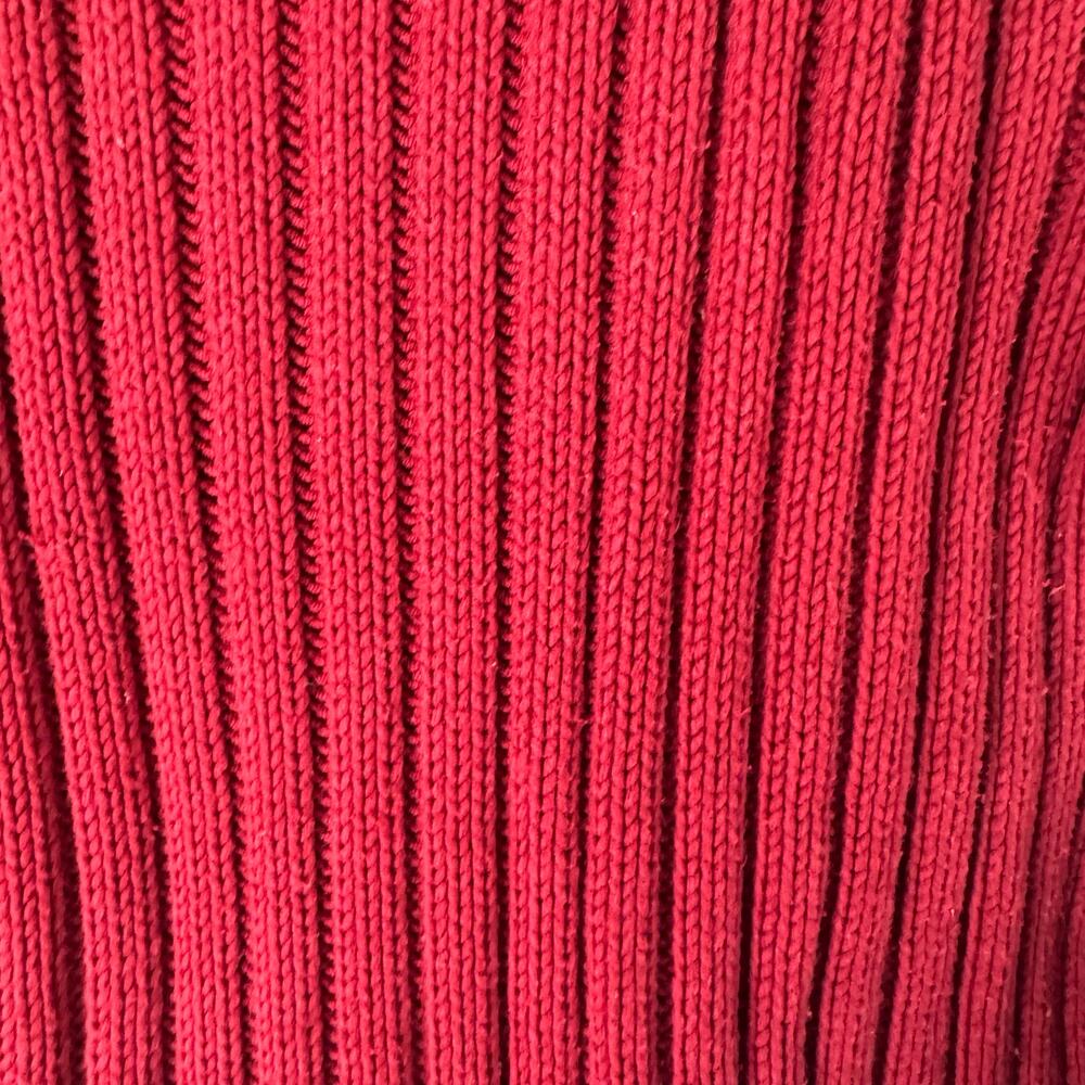 Vintage Y2K Old Navy Sweater Men Large Red Stripe Heavy Knit Skate Grunge 2001 - Picture 3 of 8